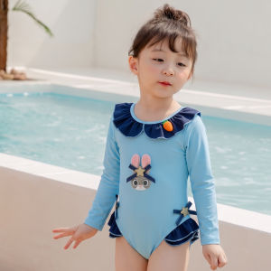 CHUXIU | New Lovely Cartoon Rabbit Full-Sleeve Quick-Drying Swimsuit
