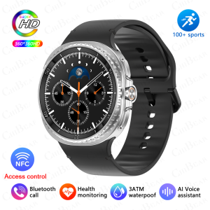 2025 New Watch 8 Ultra Smart Watch Men Bluetooth Call 3D Video Display Sports GPS NFC Compass Blood oxygen Waterproof Smartwatch