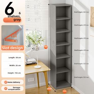 MOLORE | Home Multi-Layered Gap Corner Bookshelf
