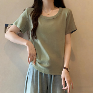 QIAOCHENXIAN | Women Loose and Slimming Short Sleeve T-Shirt