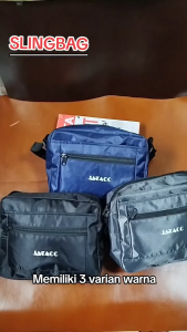 Tas Selempang Pria Anti Air Model Waterproof Slingbag Cowok Fashion Pinggang Waistbag