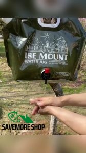 SAVEMORE SHOP 1pcs Collapsible Water Tank Container Bag 7.5L Large Capacity Camping Water Storage Bag