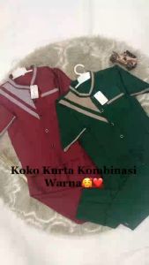 Koko Kurta anak laki-laki setelan anak bahan katun polymicro free  peci usia 1-12 tahun