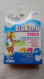 ( Combo 03 hộp ) Siro DIAMOND ENKA Bổ sung canxi cho cơ thể - Giúp xương và răng chắc khỏe giúp trẻ phát triển chiều cao – Hộp 20 ống /1hop