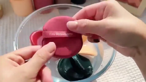 7pcs Air Cushion Powder Puff Double Side Wet and Dry Soft Circular Sponge Puff Makeup Tool