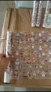 DXUU Stiker karakter gulung Mixue Snow King