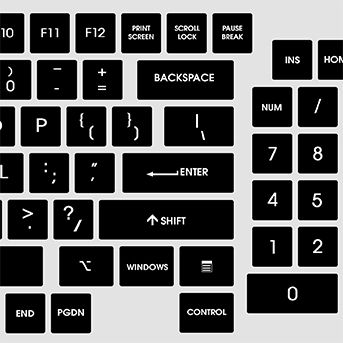 stiker keyboard US version desktop pc
