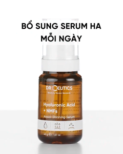 DrCeutics HYALURONIC ACID + NMFs AQUA-SHINING SERUM 40g - Serum HA Giúp Da Căng Bóng Ngừa Dầu