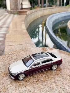 MAKEDA | 1:24 S680 W140 320SEL Model Toy Cars Metal Diecast Simulation Interior Doors Opened Pull Back Sound Light Birthday Toys Gifts