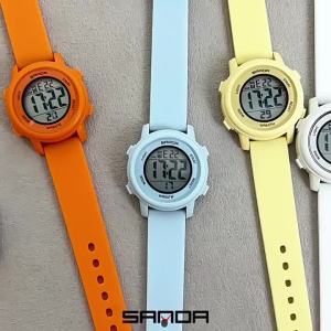 Sanda | SANDA Digital Watch Men Women Sport Wristwatch Top Brand Luxury LED Stopwatch Waterproof Male Girl Electronic Clock 9518