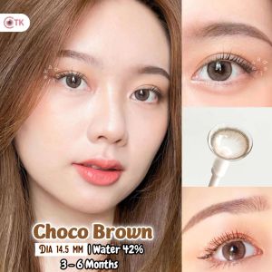 Softlens Recipe By CTK Dia. 14.5 mm Normal & Minus ( -0.50 s/d -6.00 ) Choco Mustard Gray Blue Softlens