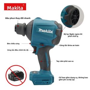 Makita | Makita DAS180 18V Máy Thổi Khí Không Dây Không Chổi Than Máy Thổi Bụi Cầm Tay Và Dụng Cụ Bơm Hơi Để Sử Dụng Tại Nhà Và Trong Xưởng