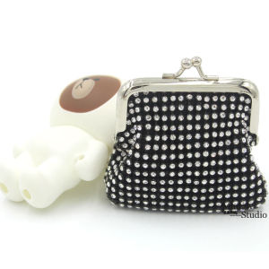 Cute Mini Rhinestone Coin Purse Handmade Luxury Diamond Small Wallet Ornament Small Bag Coin Small Female Wallet