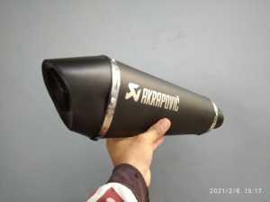 Knalpot akrapovic hitam dof silincer only
