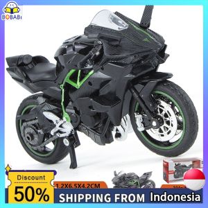 Mainan Anak Laki-Laki: Diecast Motor Balap Kawasaki & Ducati