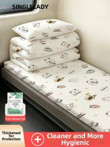 Dirt-proof Thick Travel Bed Sheet Set