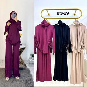 Set 3in1 Pashmina Serut || Oneset+ Hijab