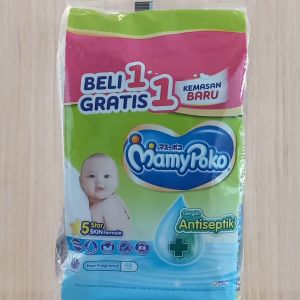Mamy poko Tisu Basah Anti Septik Hijau 48 Sheet Beli 1 gratis 1
