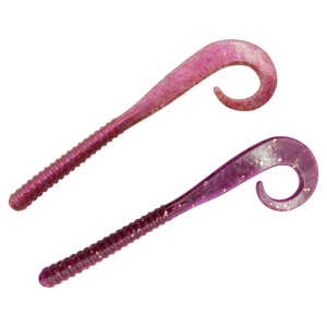 Screw Long Handle Curl Tail Worm 12.5cm Freshwater All-Purpose Lure