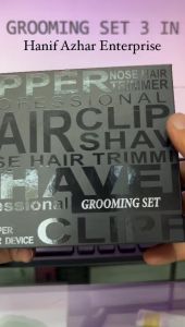 GROOMING SET3 IN 1 Hot Selling Rechargeable Us Hair Trimmer Multifunctional Hair Cutting Machine 3 in 1 Hair Shaver Trimmer ready stock fast shipping