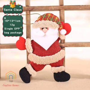 Topstar 2026 Christmas Decorations Set Santa Elk Snowman Hanging Decor for Christmas Tree Ornaments Xmas Home Decor