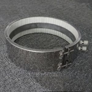 800 Celsius white ceramics band heaters ceramic stainless steel heating element 210x12 5mm/210x235mm 220V 4100W/7800W