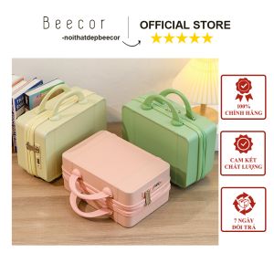 [SẴN HÀNG] Hộp Đựng Mỹ Phẩm Mini Túi Đựng Mỹ Phẩm 14inch Thời Trang Cá Tính Vali Nữ Nhẹ Túi Du Lịch