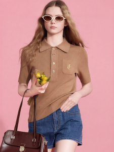 Juicy Couture | Retro Style Polo Shirt Short Sleeved