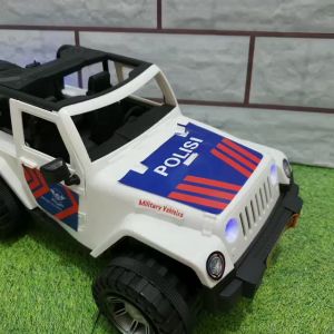 Mainan Mobil Jeep Polisi Ada Lampu Dan Musik Mobilan Police Anak Batre