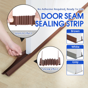 [✅SG Ready Stock] Door seam Door bottom sealing strip Windproof device Door seam door door door door door door bedroom gap sound insulation seal