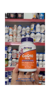 Viên uống Now CoQ10 60mg with Omega-3 Fish Oil – Hỗ trợ tim mạch tăng cường năng lượng & chống oxy hóa