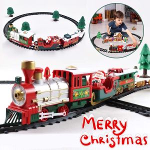 【Nuxer】ของเล่นรถไฟ รถรางไฟฟ้า สไตล์คลาสสิก  เหมาะกับของขวัญคริสต์มาส