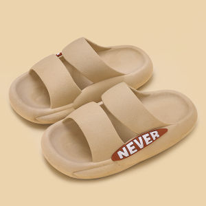 Childrens Indoor Outdoor Thick Bottom Anti-Slip Slippers Summer 2024 New Style Boys Home Slippers Parent-Child Matching Sandals