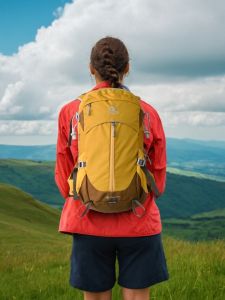 Ba lô đi bộ đường dài nhẹ 30L với che mưa thể thao ngoài trời Túi du lịch Daypack cho cắm trại leo núi đi xe đạp trượt tuyết Nam Nữ