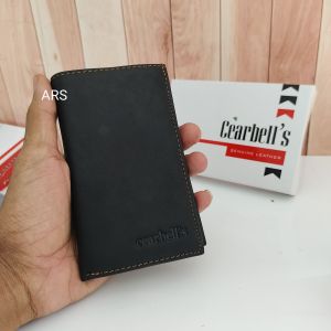 Dompet kulit sapi asli premium 701 Dompet pria wanita kulit memanjang 3/4