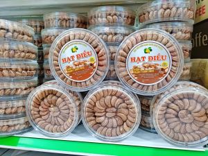 500GR HẠT ĐIỀU VỎ LỤA RANG MUỐI chuẩn hàng loại 1 A Cồ