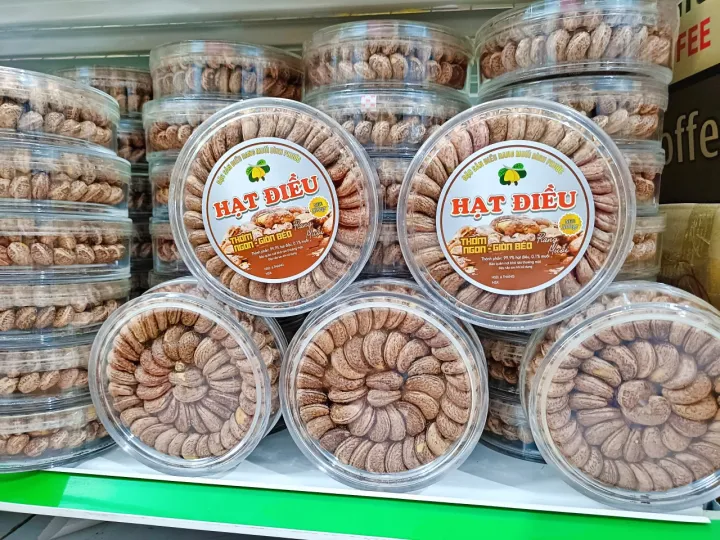 500GR HẠT ĐIỀU VỎ LỤA RANG MUỐI chuẩn hàng loại 1 A Cồ