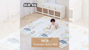 (JIJI SG) NOE Foldable Baby Mat - Baby Play Mat / Double Sides Pattern / Waterproof / Kid / Baby