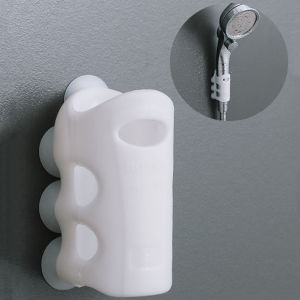 Removable Bracket Suction Cup Silicone Shower Head Holder Wall Mount Shower Adjustable Holder Shelf Rack Bathroom Accessories