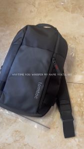 tomtoc Shoulder Bag Mens Messenger Bag Large-Capacity Backpack Casual Chest Bag Mens Student Bag