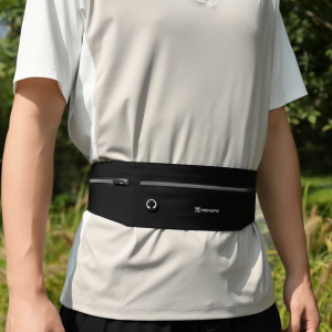 MENSPE Sports Waist Pack Bag Pouches Waist Belts Bag Cross Body Bag Chest Bag Adjustable Running Pouch Waterproof Crossbody Bag Money Phone Waist Fanny Pack Jogging Belt Fanny Pack With Reflective Strip for Workouts Sports Outdoor