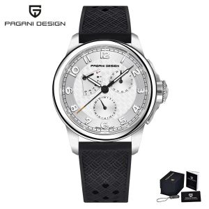 Pagani Design | PAGANI DESIGN Men Quartz Watch Japan VH88 Movement Chronograph Stainless Steel Sapphire Crystal Business Sports Wristwatch