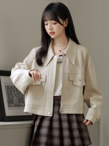 BOKAQI | Retro Hong Kong Style Spring and Autumn Loose Short Jacket