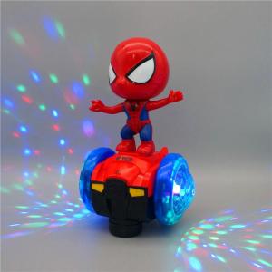 Spider-Man Theme Electric Toy Car With Stunt Light and Music