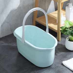JIADONGLI | Thickened Long Rectangular Mop Bucket with Wheels for Home Use