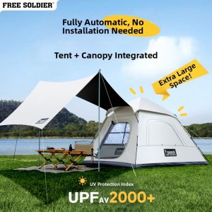 Free Soldier | Automatic Canopy New 2-in-1 UV-Protective Portable Rainproof Tent