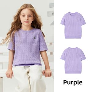 navigare kids | Knitted Short Sleeve Thin T-Shirt