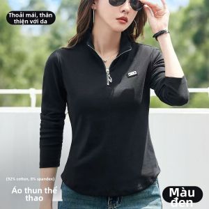 TUCANO | Áo Thun Cao Cổ Có Zip Co Dãn Thoáng Khí Cho Nữ