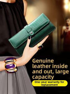 SIFULUN | Leather Wallet Large Capacity For Phone Female 2026 New Summer