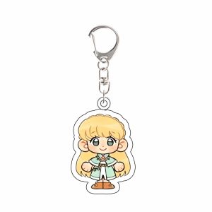 Bandai | for Fields of Mistria Game Peripheral Balor Hayden Caldarus Seridia Adeline Celine Acrylic Keychain Cute Gift Backpack Pendant